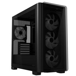 ASUS Ház A23 Plus, Tápegység nélkül, Fekete, Üvegfalú