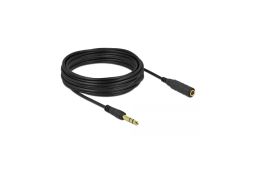 DeLock 6,35mm jack male/famale cable 10m Black
