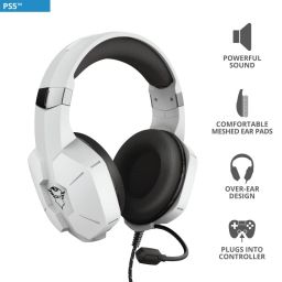 Trust GXT 323W Carus Gaming Headset White
