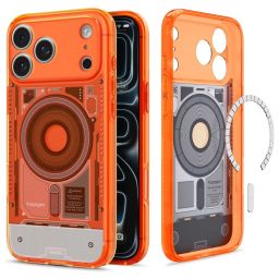 Spigen Ultra Hybrid MagSafe case for iPhone 18 Pro/17 Pro c-one Tangerine