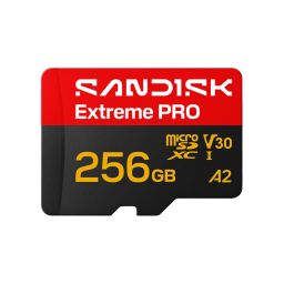 Sandisk 256GB microSDXC Extreme Pro UHS-I V30 A2 adapter nélkül