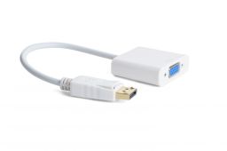 Gembird DisplayPort to VGA M/F adapter 0,2m White