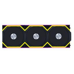 Ventilátor Lian Li UNI FAN SL Wireless ARGB PWM - 120mm, fekete, 3darabos csomag