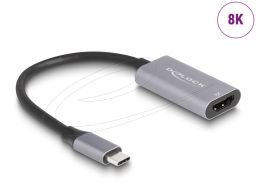 DeLock USB Type-C to HDMI 8K adapter Black