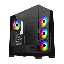 FSP M340 RGB Tempered Glass Black