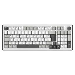 The G-Lab Keyz Elite 400 WG Keyboard White/Grey US