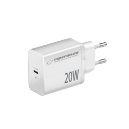 Esperanza EZC104K Quick Power Charger 20W USB-C PD White