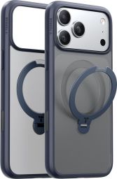 Torras Ostand Q3 Spin case for iPhone 17 Pro Midnight Blue