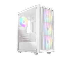 ID-COOLING WARE 300 ARGB WH Tempered Glass White