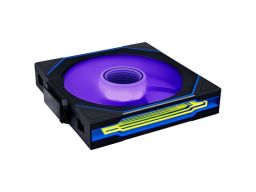 Lian Li UNI FAN SL-INF Wireless ventilátor, Fordított légáramlás, ARGB, PWM - 140mm, fekete