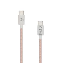 SBOX Type-C to Type-C 60W Charge and sync cable 1m Pink