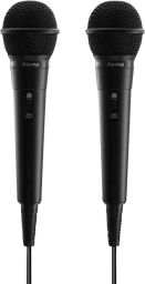Hama Karaoke Microphone Set Black