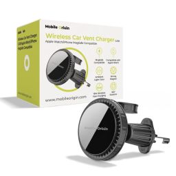 Mobile Origin Wireless Car Vent Charger CA18 for Apple Watch/iPhone MagSafe Compatible