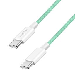 Logilink USB 2.0 Type-C C/M to C/M cable 1m Green