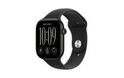 Apple Watch Series 12 Cellular 42mm Black Aluminium Case with Black Sport Band