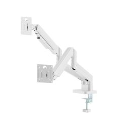 Gembird Desk mounted adjustable double monitor arm 17