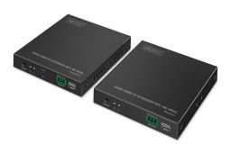 Digitus HDMI Fiber IP Extender Set 4K/60Hz Black