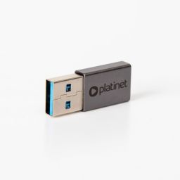 Platinet USB-A to USB-C Gen 1 Media Adapter Grey