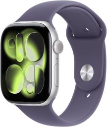 Apple Watch S11 GPS 46mm Space Grey Aluminium Case with Black Sport Band - M/L