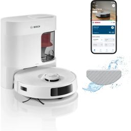 BOSCH BCRD2W Spotless Advanced+ Robotporszívó és felmosó, Fehér
