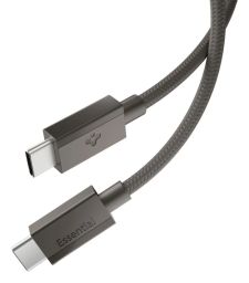 Spigen Essential USB-C to USB-C 60W Cable 1,5m Gunmetal