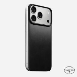 Nomad Magnetic Leather Back (Horween) Magsafe for iPhone 18 Pro/17 Pro Black