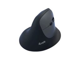 EQuip Ergonomic Dual Mode Wireless Mouse Black