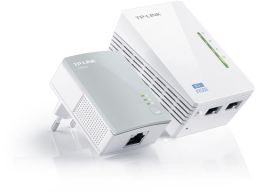 TP-Link TL-WPA4220KIT 300Mbps AV500 WiFi Powerline Extender Starter Kit