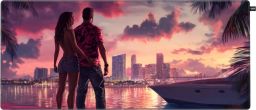 Xtrfy GP5 Miami Sunset XL Gaming Egérpad