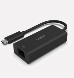 Belkin Connect USB-C to 2.5 Gb Ethernet Adapter Black