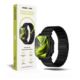 Mobile Origin Titanium Band Modena for Apple Watch Ultra 49mm Black