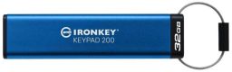 KINGSTON Pendrive 32GB, Ironkey Keypad 200 AES-256 FIPS 140-3 Lvl 3