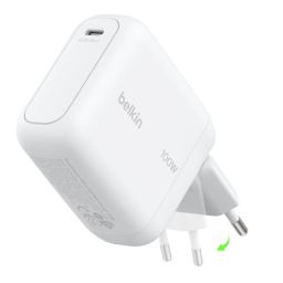 Belkin BoostCharge USB-C-GaN charging adapter White
