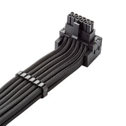 Adapterkábel Cablemod C-Series Pro  - B Verzió, 90°, 16 pin - 4x 8 pin PCIe, Fekete