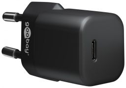 USB hálózati gyorstöltő USB-C 3.1 nano, 30W, fekete GOOBAY (59715)