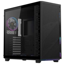GIGABYTE Ház AC400G, Tápegység nélkül, Fekete, Üvegfalú