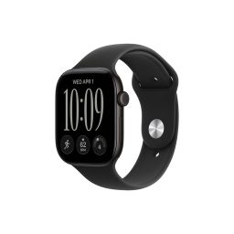Apple Watch S12 GPS 42mm Black Aluminium Case with Black Sport Band - S/M
