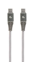 Gembird CC-USB2B-CMCM100-1.5M 100W Type-C Power Delivery (PD) Premium Charging & Data cable 1,5m Grey