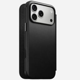 Nomad Modern Leather Folio for iPhone 18 Pro Max/17 Pro Max Black