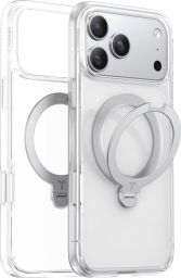 Torras Ostand Q3 Spin case for iPhone 17 Pro Clear