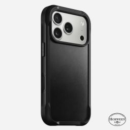 Nomad Rugged Leather (Horweeen) Case for iPhone 17 Pro Black