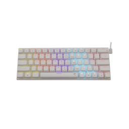WHITE SHARK WAKIZASHI-2/W/BL-HU, GK-002223V2-W/BL-HU magyar fehér mechanikus gamer billentyűzet