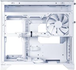 Lian Li O11 Vision-M számítógépház - micro-ATX, edzett üveg, kétkamrás, fehér
