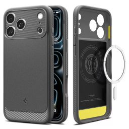 Spigen Rugged Armor MagSafe case for iPhone 18 Pro Max/17 Pro Max Gray