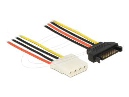 DeLock Power Cable SATA 15 pin male > 4 pin female 50cm