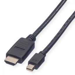 DisplayPort kábel Mini DisplayPort M - HDMI/HDTV M 4,5m VALUE (11.99.5793)