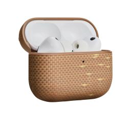 Pitaka Aramid Fiber Magnetic Case for AirPods Pro 3 Golden Glint