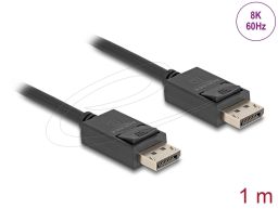 DeLock DisplayPort 16K 30 Hz/8K 60 HzCable 1m Black