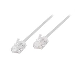 Logilink Cat.6A Slim High-Flex patch kábel fehér 1,00 m