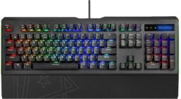Vertux Billentyűzet - TOUCAN (Vezetékes, Mechanikus, Full Anti-Ghosting, EN, RGB LED, csuklótámasz, fekete)